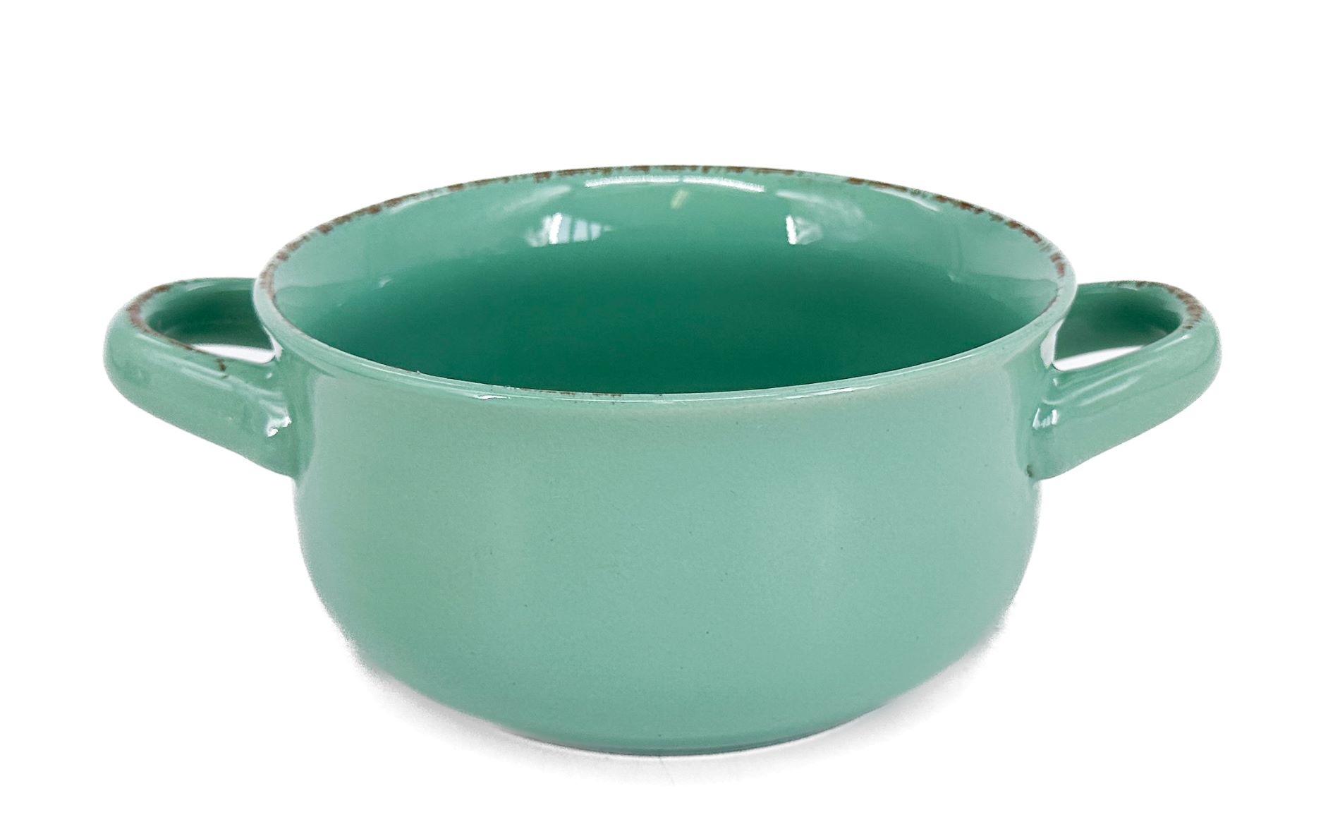 8944-01-00 Kvalitní BAKE Keramická miska s uchy světle zelená objem 700 ml